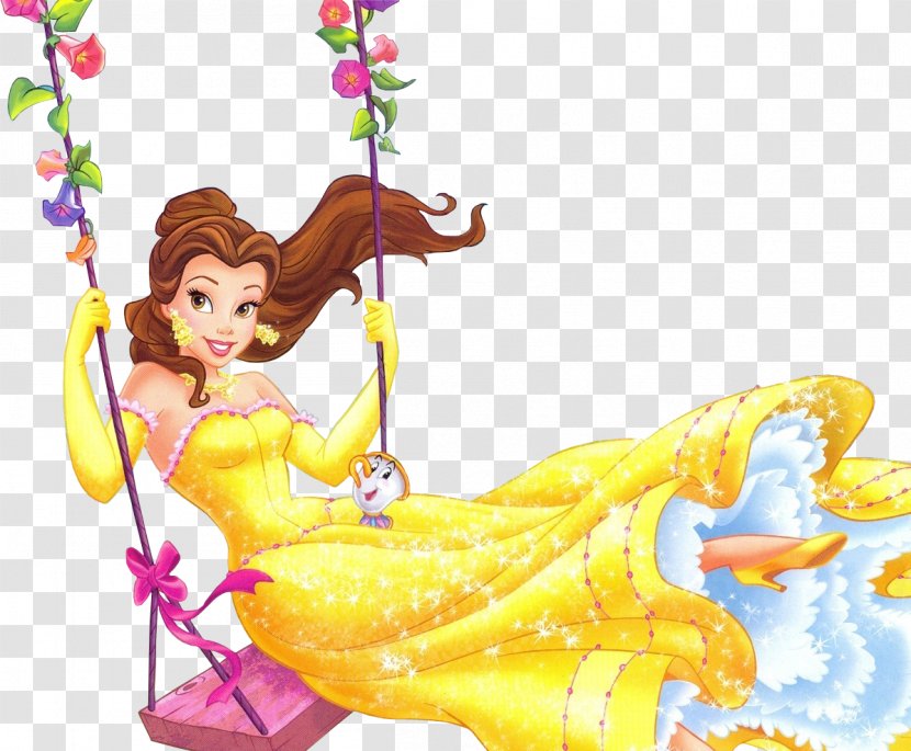 Belle Beast Chip YouTube Rapunzel - Youtube - Princesas Transparent PNG