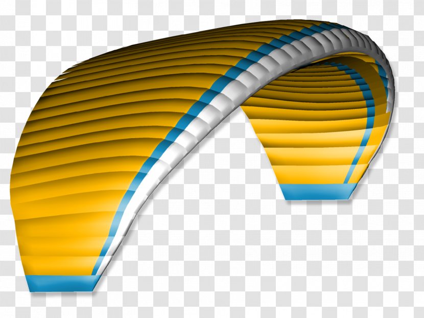 Line Angle - Yellow - Gliding Parachute Transparent PNG