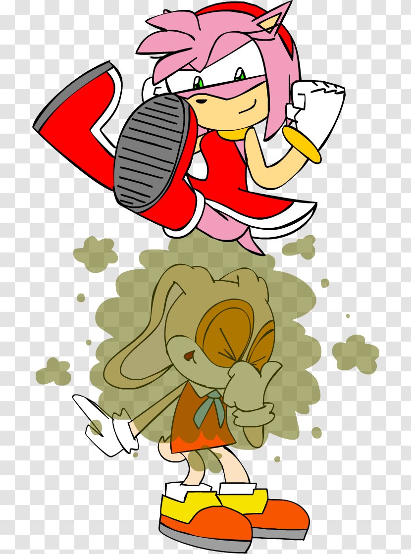 Amy Rose Sonic Colors Flatulence Blaze The Cat - Watercolor - Cc Cream Transparent PNG