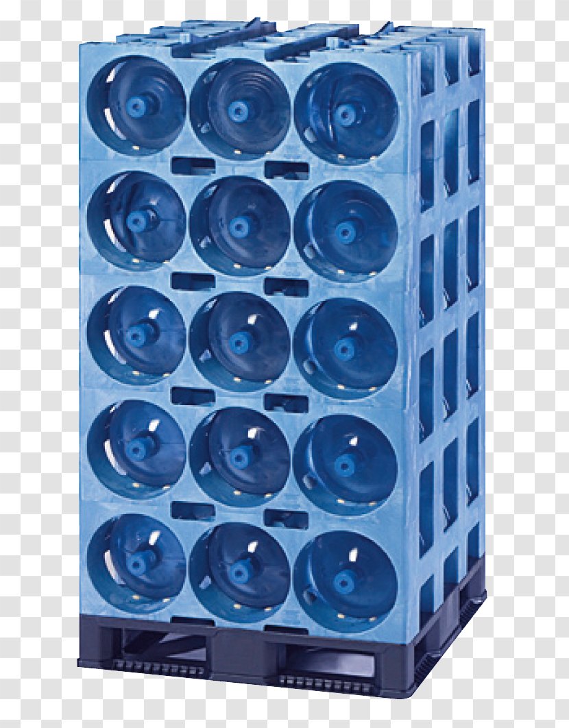 Water Bottles Jug Pallet Gallon - Racking - Bottle Transparent PNG