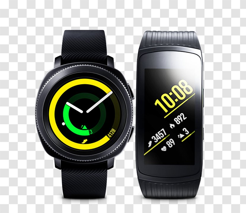 Samsung Galaxy Gear S2 Sport - Yellow - Samsung-gear Transparent PNG