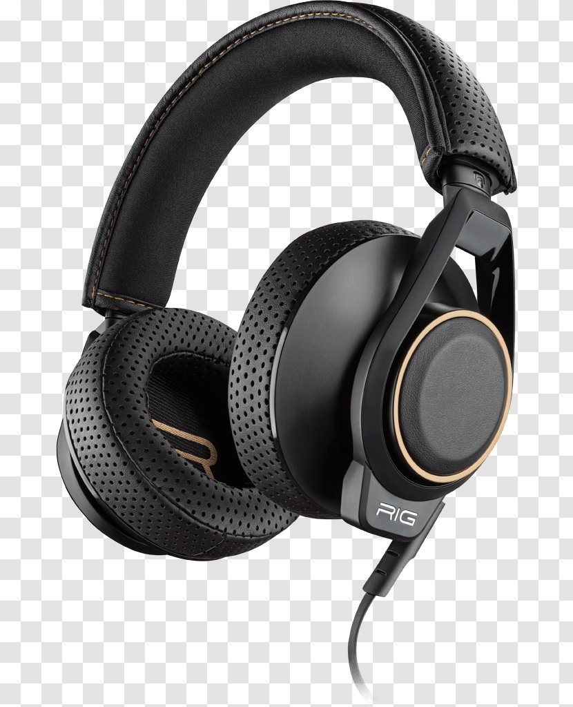 Plantronics RIG 600 Headphones Microphone GameRig 600A Gaming Headset Audio - Technology Transparent PNG