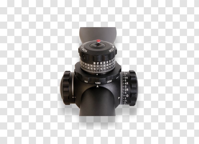 Telescopic Sight Camera Lens Optics Milliradian Reticle - Cartoon Transparent PNG