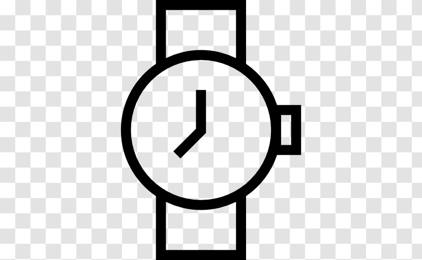Watch - Black And White - Number Transparent PNG