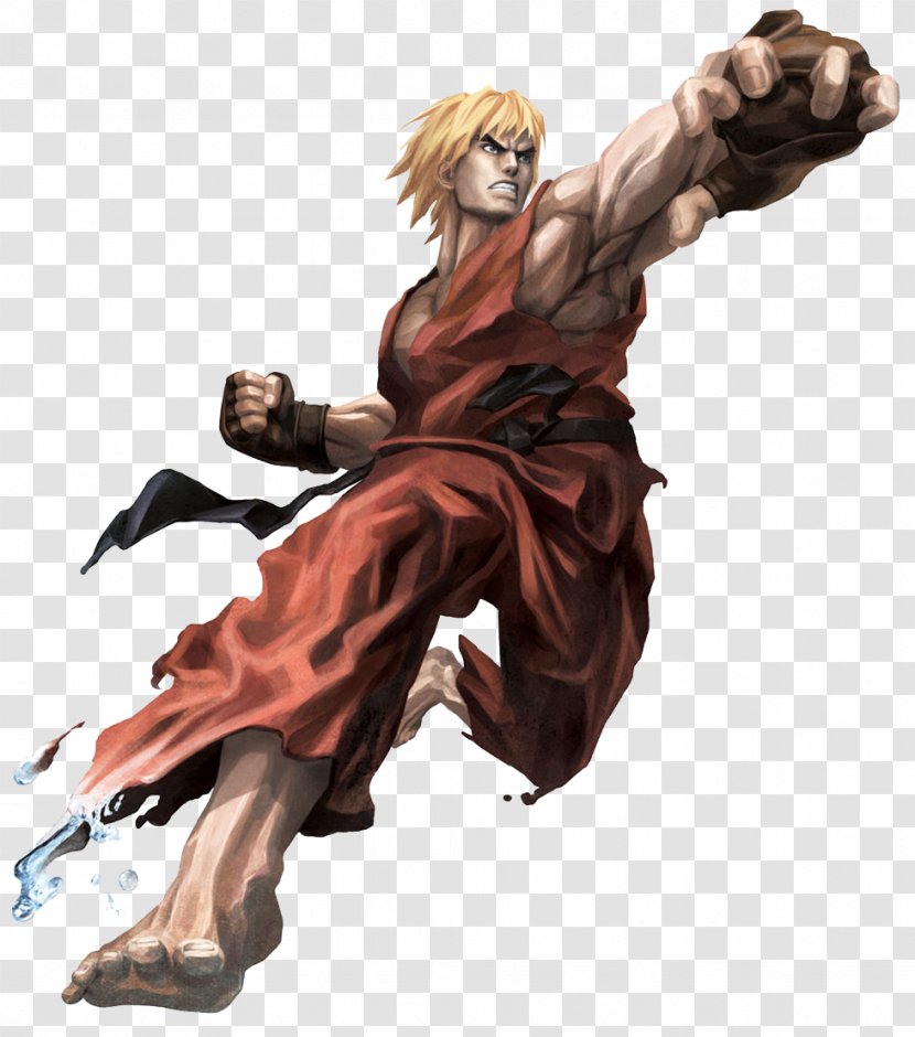 Street Fighter IV II: The World Warrior Ken Masters Ryu - Watercolor Transparent PNG