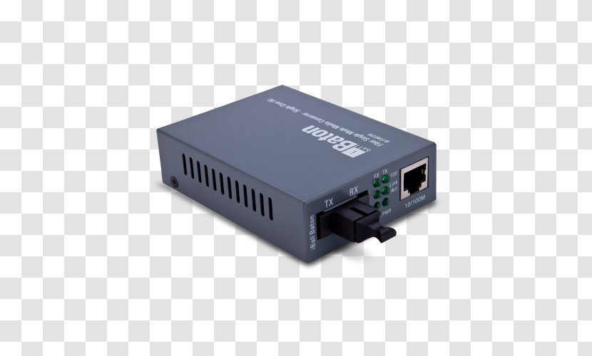 Fiber Media Converter Single-mode Optical Multi-mode Ethernet - Hub Transparent PNG