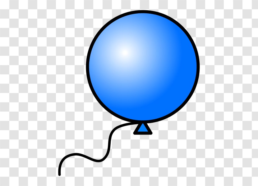 Balloon Blue Lille Red Clip Art - Inkscape Transparent PNG