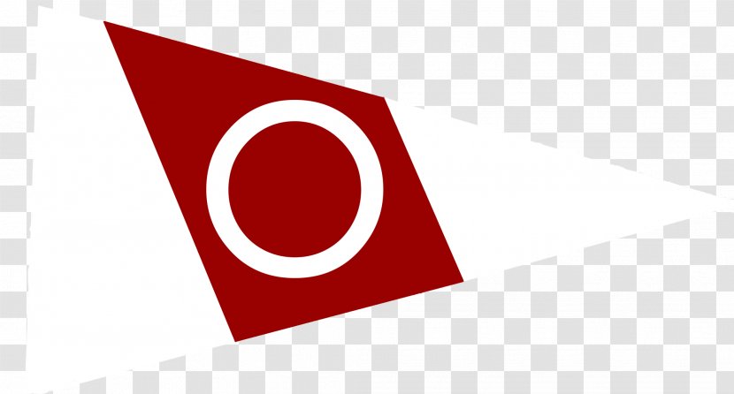 Oakmont Yacht Club The Logo Burgee - Red - Text Transparent PNG