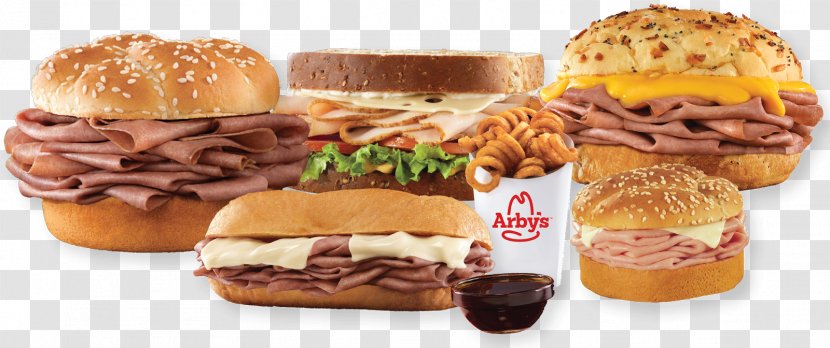 Slider Arby's Cheeseburger Fast Food Restaurant - Appetizer - Franchise Transparent PNG