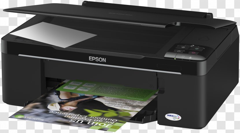 Multi-function Printer Epson Ink Cartridge Driver - Electronic Device Transparent PNG