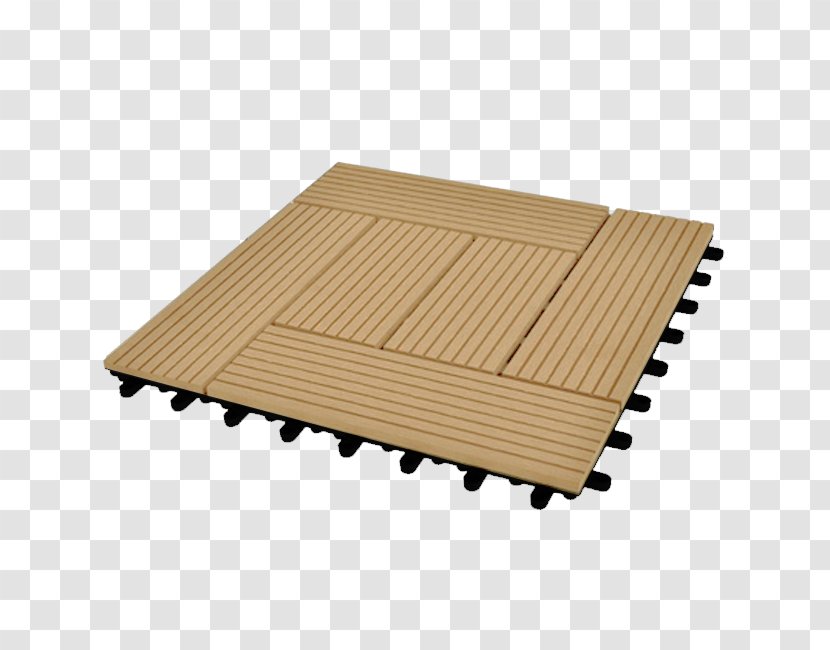 Wood-plastic Composite Tile Deck Square Meter Terrace - Area - Wood Transparent PNG