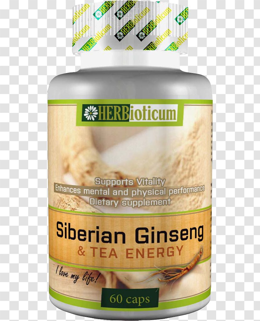 Dietary Supplement Siberian Ginseng Vitamin B-6 Adaptogen - Fish Oil - Tablet Transparent PNG