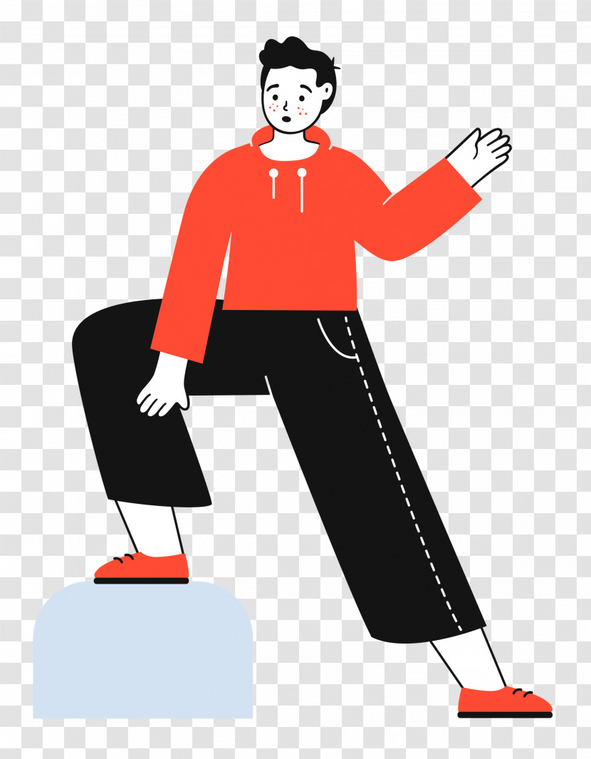 Boy Standing Transparent PNG