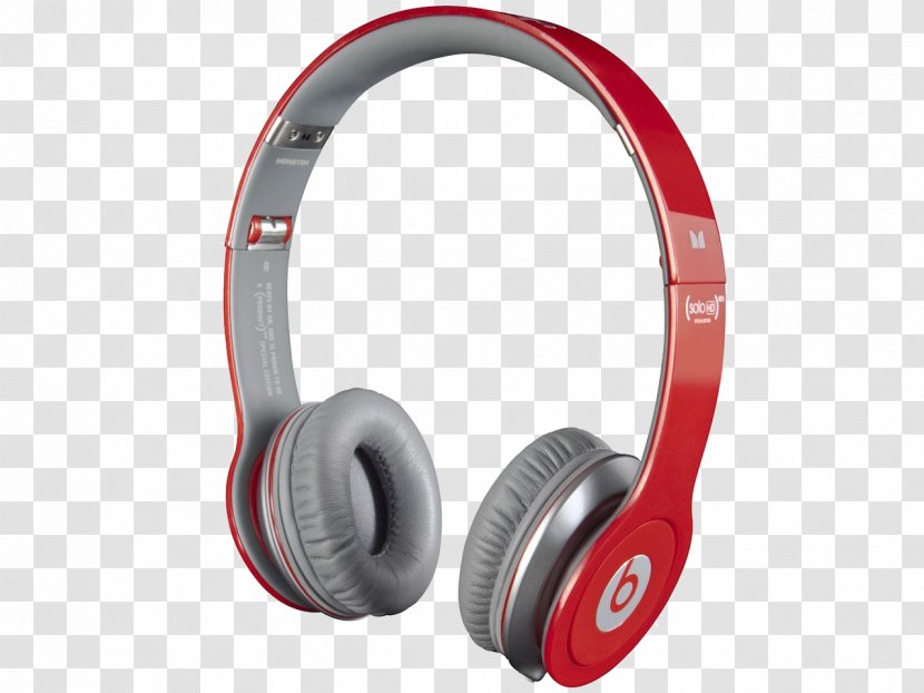 Beats Electronics Headphones Sound Monster Cable Disc Jockey - Technology - Red Transparent PNG