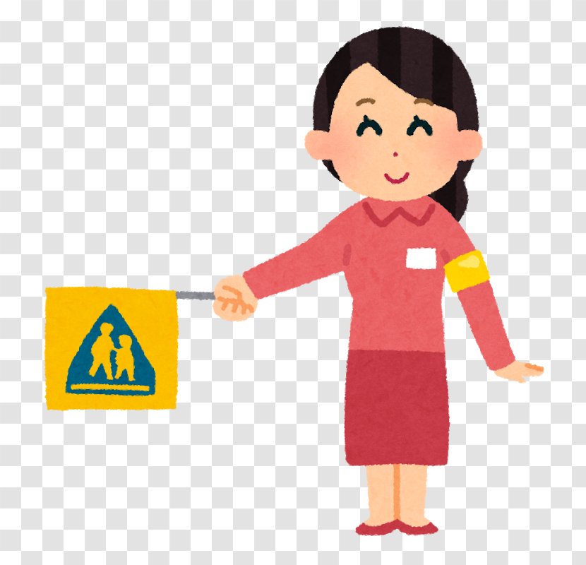 Road Traffic Safety Child Crossing Guard Car - Material Transparent PNG