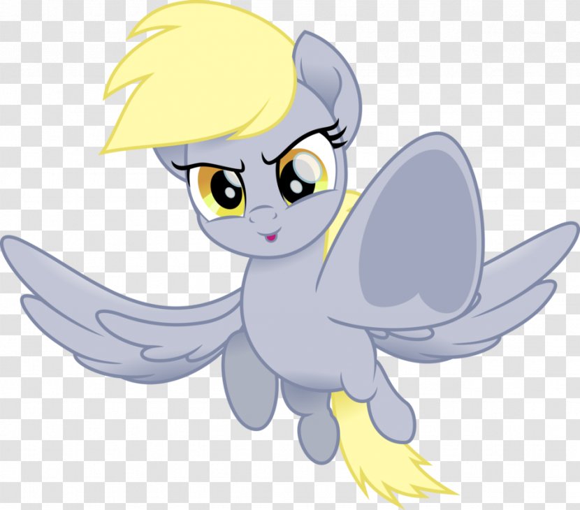 Pony Derpy Hooves Fluttershy Pegasus Female - Heart Transparent PNG