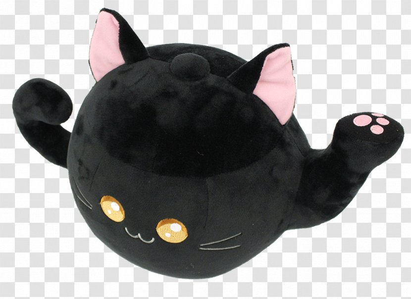 Plush Black Cat Stuffed Animals & Cuddly Toys - Toy Transparent PNG