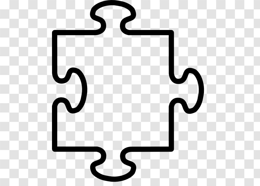 Jigsaw Puzzle Clip Art - Rectangle - Piece Transparent PNG