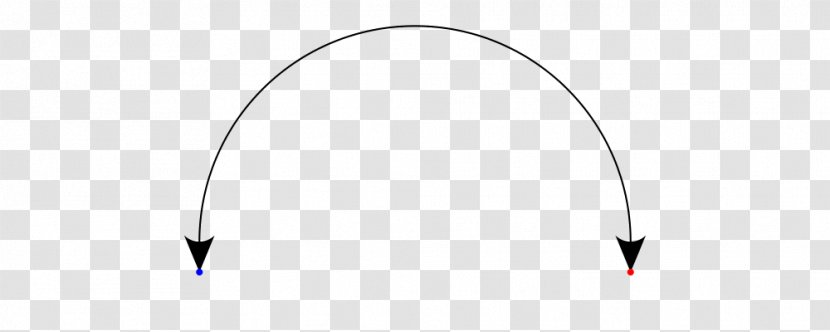 Line Angle Body Jewellery - Black - Arc Curve Transparent PNG