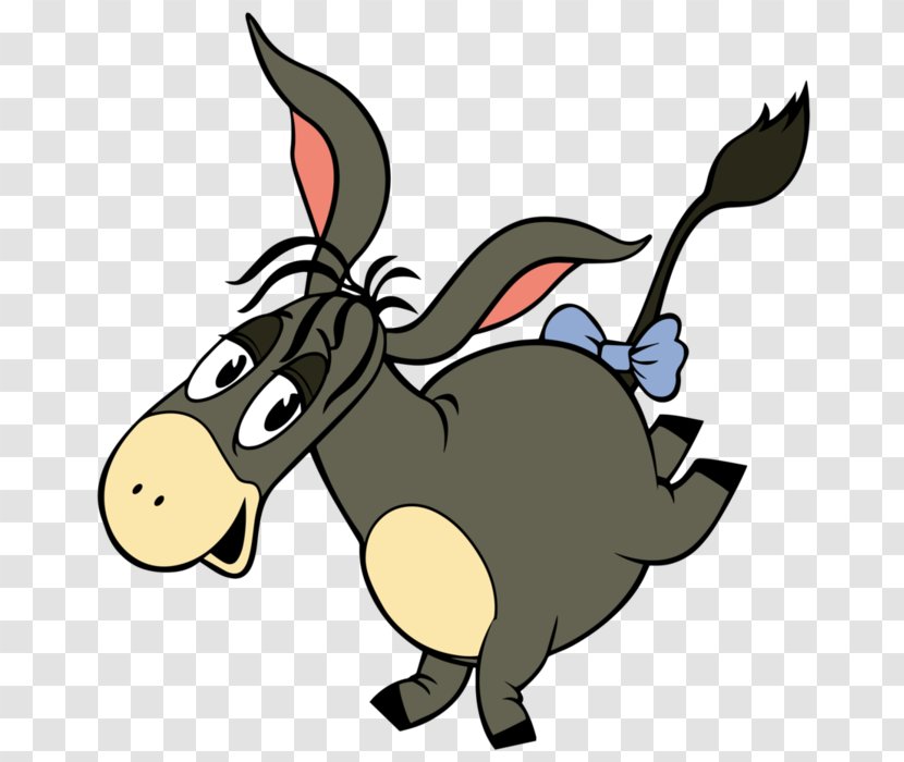 Donkey Cartoon Drawing Transparent PNG