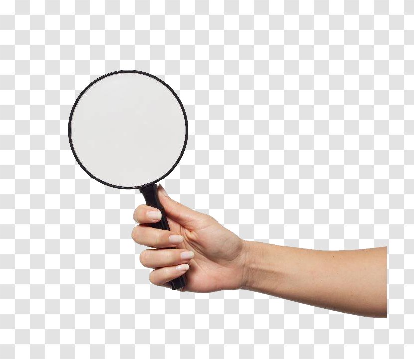 Magnifying Glass Hand Magnifier - Gesture - With Transparent PNG