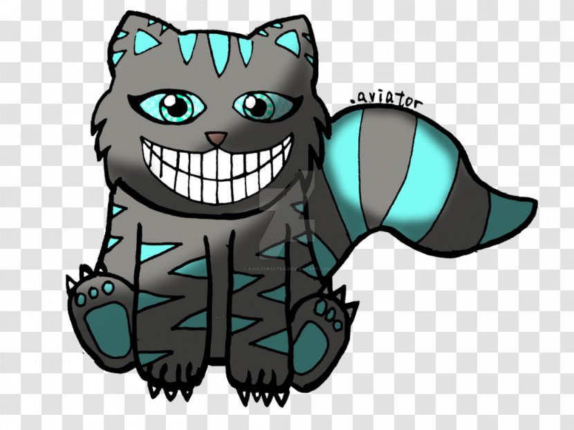 Cat Tail Teal Clip Art - Fictional Character - Cheshire Transparent PNG