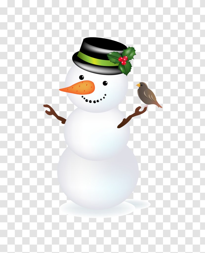 Snowman Royalty-free Line Art Illustration - Cute Transparent PNG