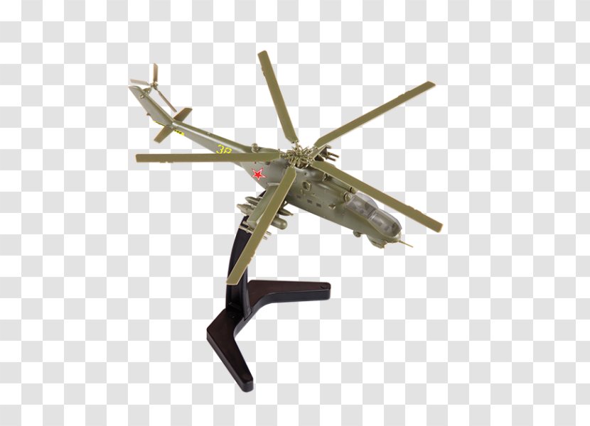 Mil Mi-24 Attack Helicopter Zvezda Plastic Model - Tank Transparent PNG