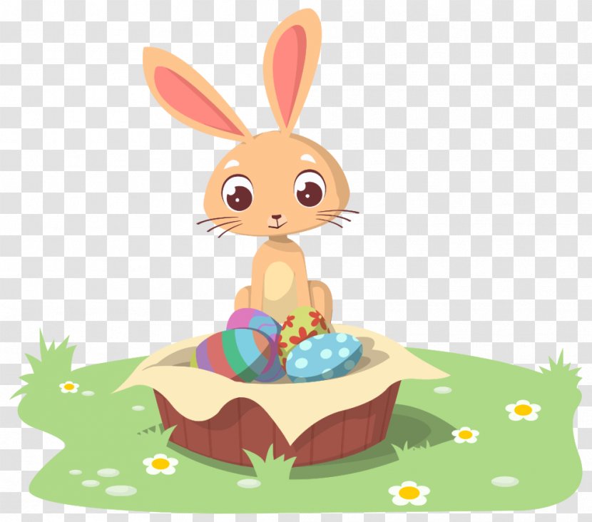 The Easter Bunny Hare Clip Art - Rabbit Transparent PNG