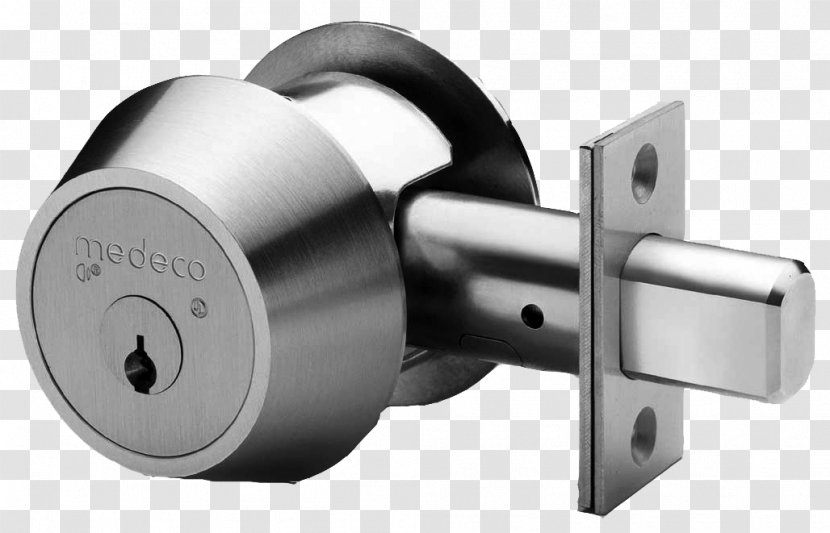 Medeco Lock Dead Bolt Key Door - Rekeying - Water Transparent PNG