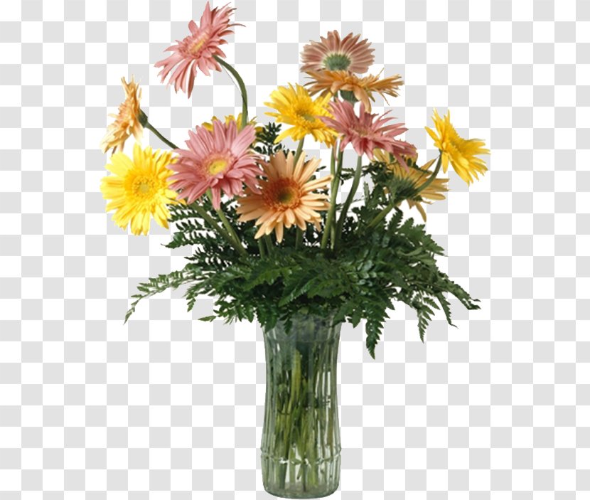 Flowers In A Vase Of - Daisy Transparent PNG