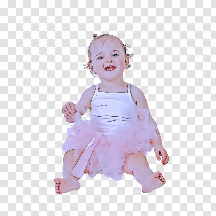 Child Pink Toddler Baby Costume - Smile - Sleeve Finger Transparent PNG