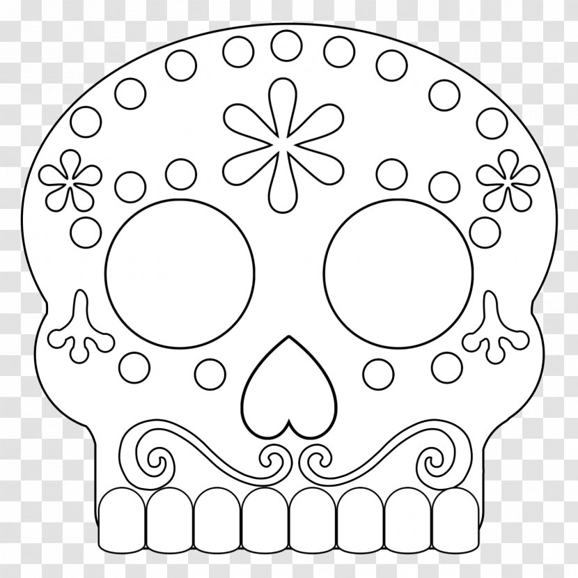 Vector Graphics Royalty-free Clip Art Illustration Image - Flower - Day Of The Dead Masks Transparent PNG