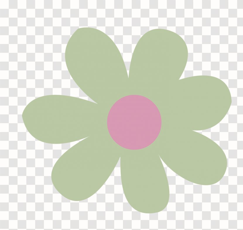 Petal Flower Green - Motif - Flowers Transparent PNG