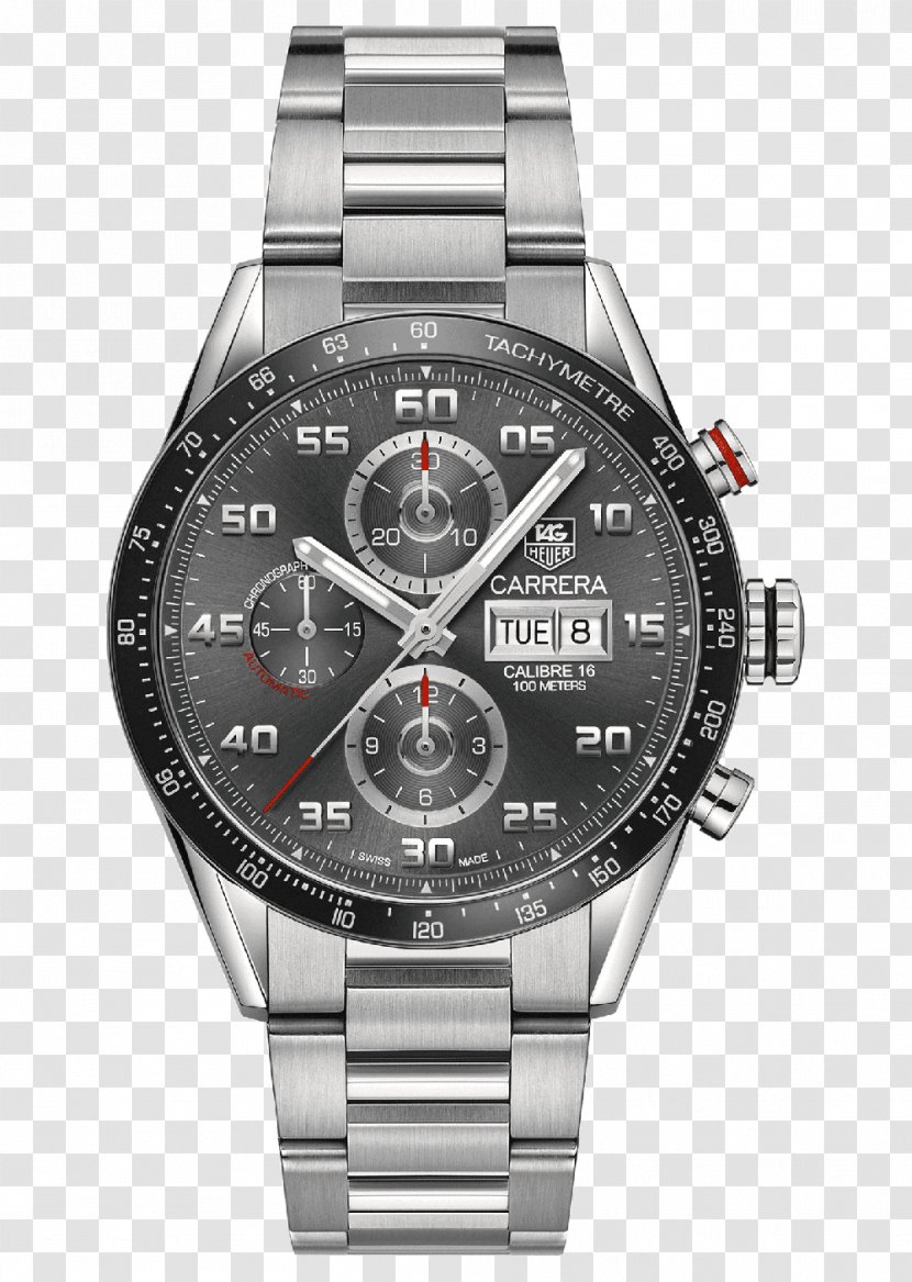 TAG Heuer Carrera Calibre 16 Day-Date Watch Chronograph - Automatic Transparent PNG