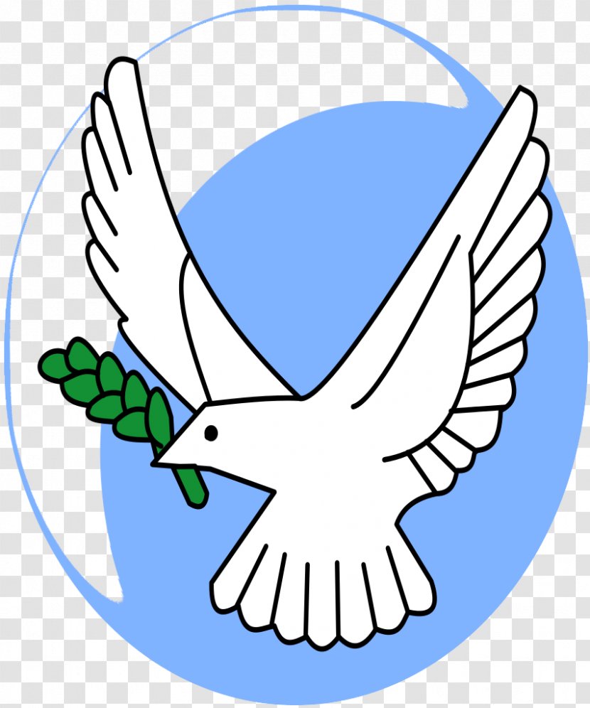 Olive Branch Doves As Symbols Clip Art - Copyright Transparent PNG