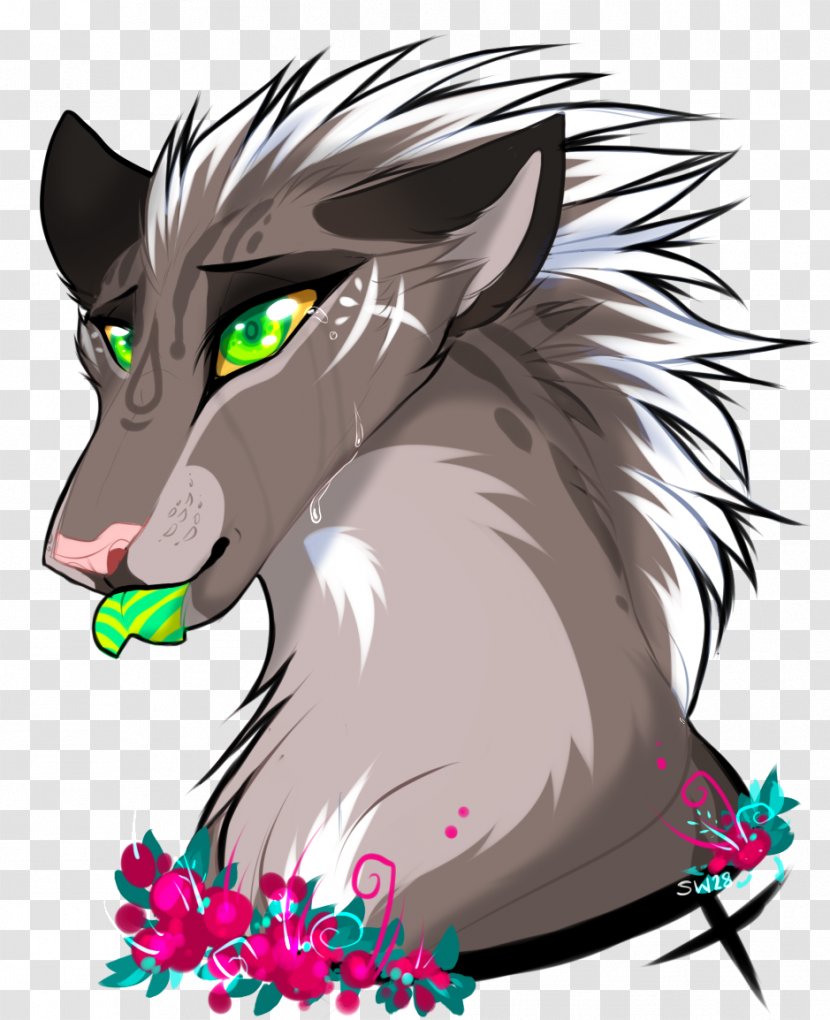 Whiskers Cat Werewolf Dog - Mammal Transparent PNG