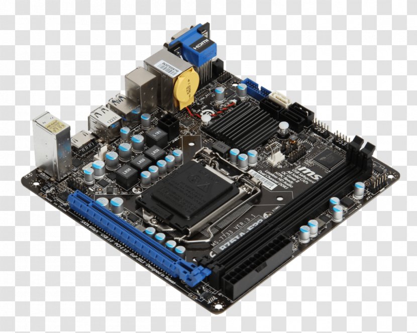 Intel Motherboard Mini-ITX Central Processing Unit LGA 1155 - Cpu Socket Transparent PNG