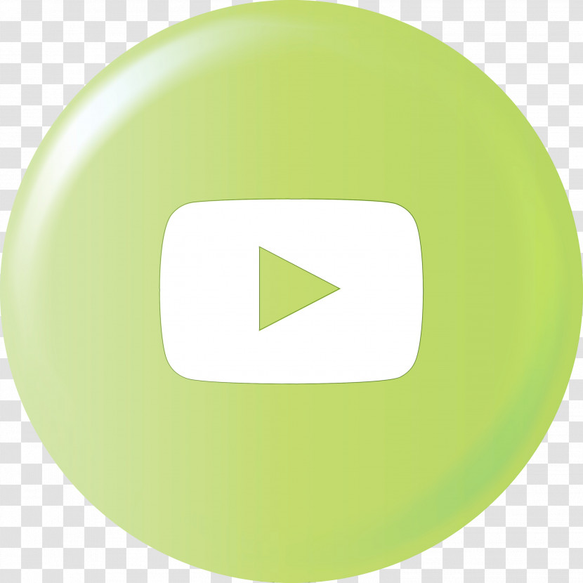 Youtube Logo Icon Watercolor Paint Wet Ink Transparent PNG