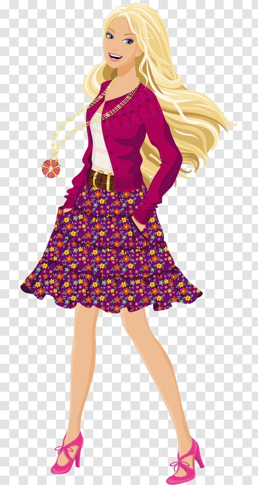 Barbie Clip Art Doll - Watercolor Transparent PNG