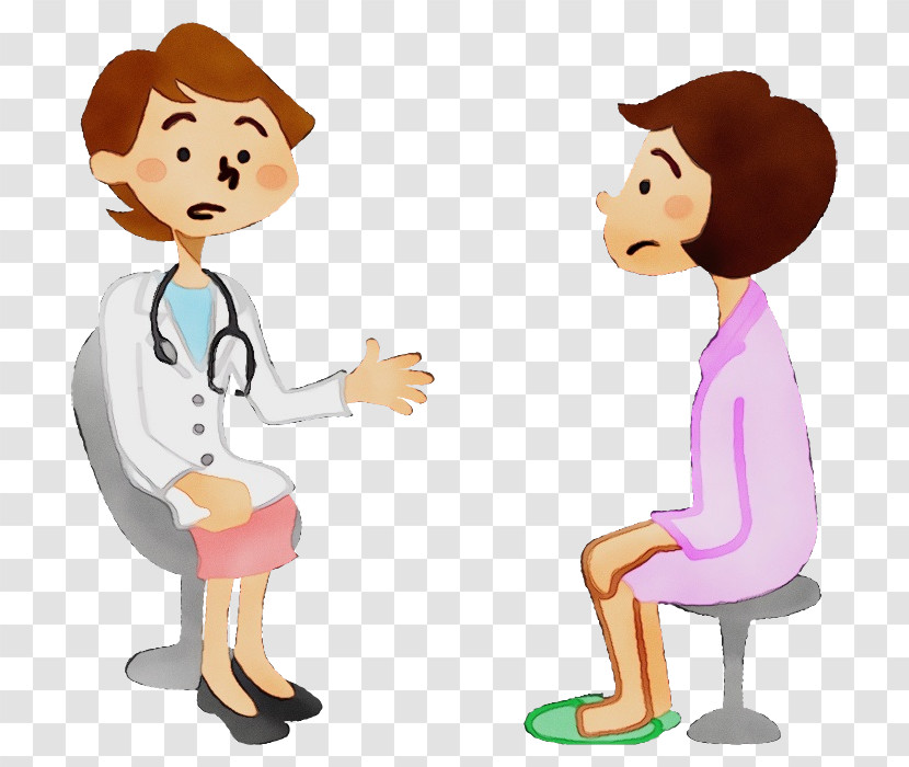 Cartoon Sharing Conversation Physician Pediatrics Transparent PNG