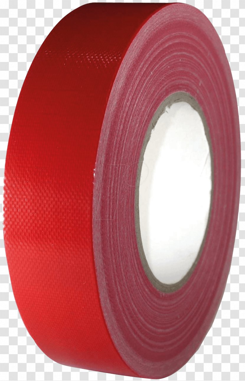 Adhesive Tape Gaffer Red Industry Craft - Fabric Transparent PNG