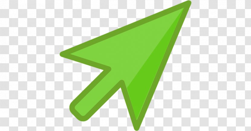 Line Triangle - Green Transparent PNG