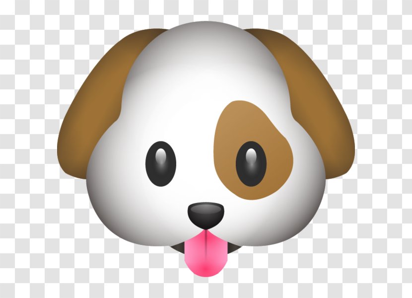Puppy Poodle Emoji Emoticon Sticker - Cute Dog Transparent PNG