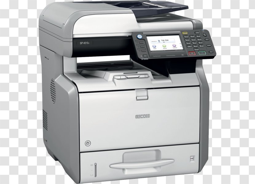 Multi-function Printer Ricoh Photocopier Printing - Automatic Document Feeder Transparent PNG