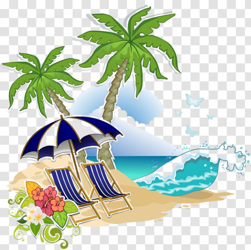 Palm Tree - Vacation - Tropics Transparent PNG