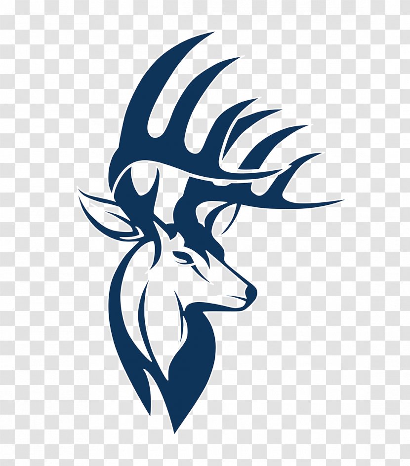 Decal White-tailed Deer Logo Clip Art - Elk Head Transparent PNG