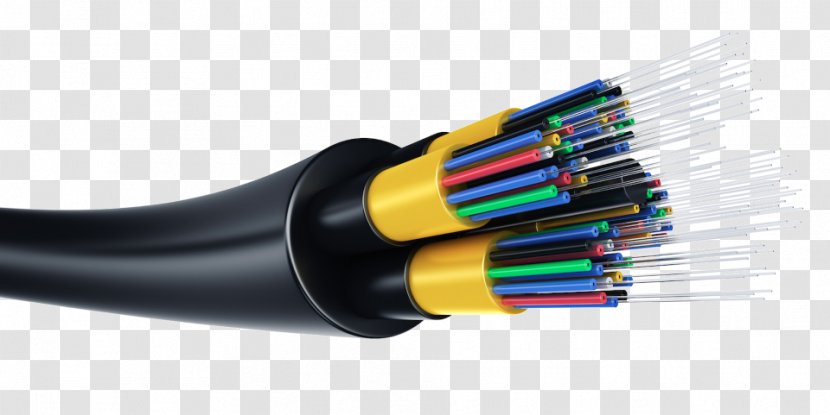 Optical Fiber Cable Electrical Network Cables Wires & - Electronics Accessory Transparent PNG