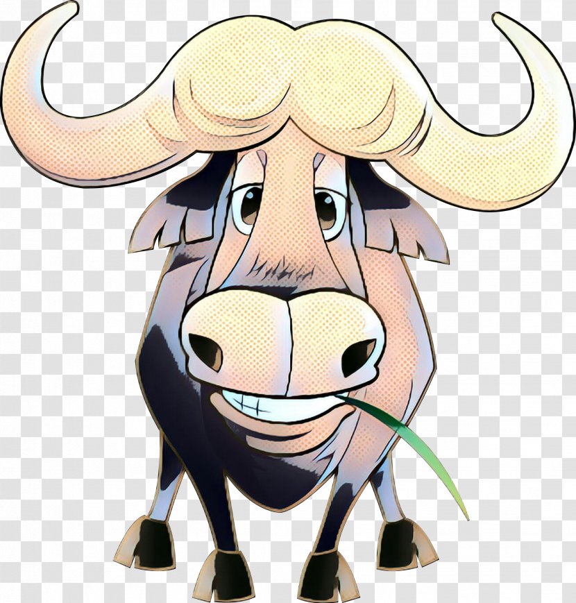Cattle Clip Art Ox Illustration Character - Headgear - Snout Transparent PNG