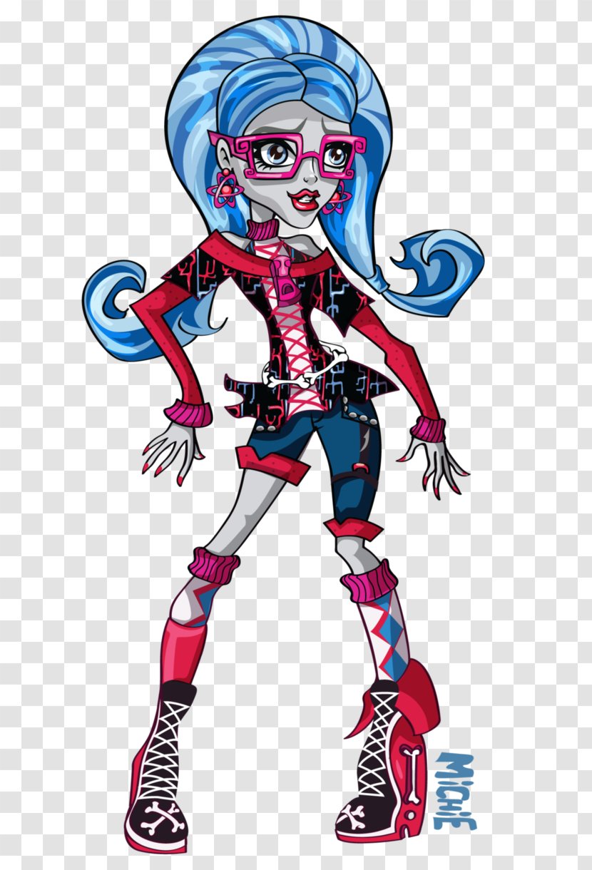 Monster High Doll Frankie Stein Ghoul - Vector Transparent PNG